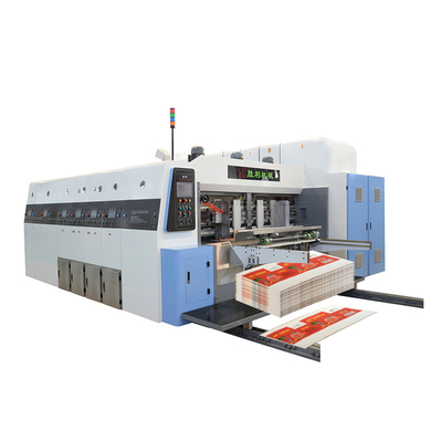 ISO automatic high speed leading edge cardboard corrugated box making machine flexo printing carton box rotary die-cutting machine price
