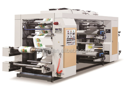 Factory CE Standard 4 Colors Pe Roll Film Printer Paper Printer Flexographic Printers Mini Plastic Flexo Printing Machine Price